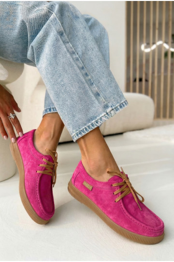 zapatosActivadoturalnego de gamuzau Vinceza 95391 color rosa