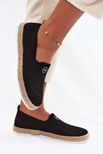 Alpargatas Vinceza 13659 de color negro