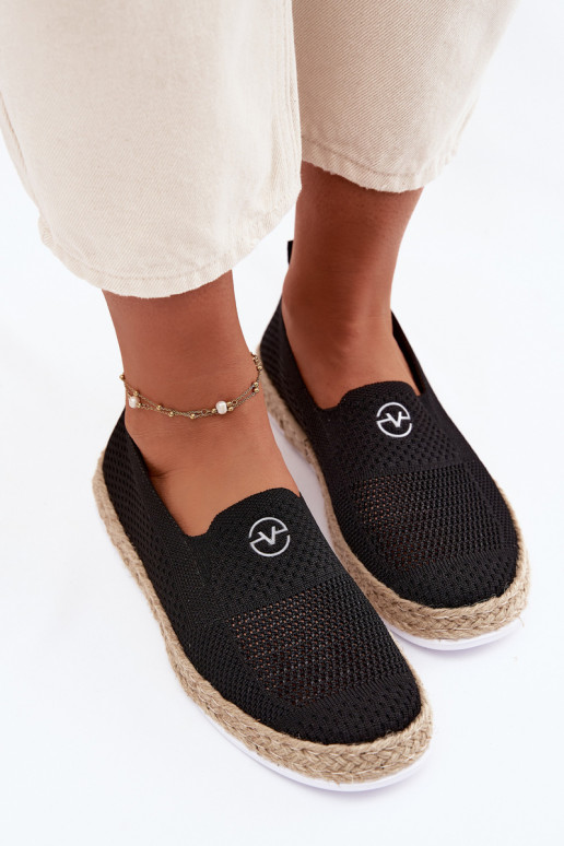 Alpargatas Vinceza 13659 de color negro