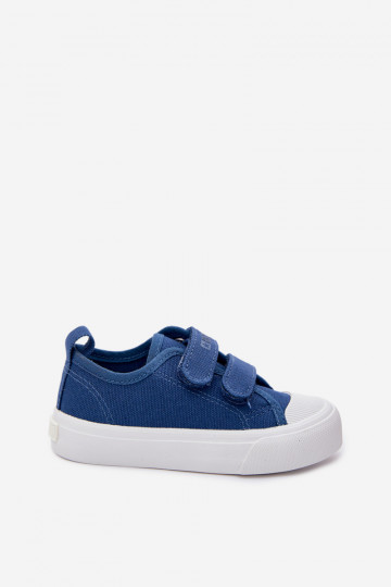 Zapatos casuales infantiles Big Star TT374159 color azul marino 2