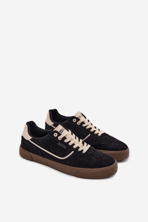 Zapatillas modelo zapatos. para los hombres Big Star TT174090 de color negro