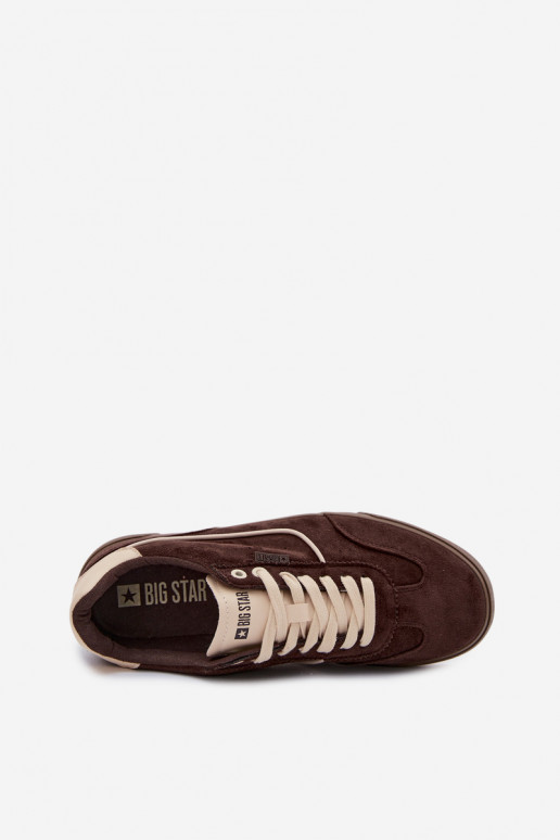 Zapatillas modelo zapatos. para los hombres Big Star TT174092 CzekoladoAe