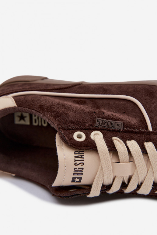 Zapatillas modelo zapatos. para los hombres Big Star TT174092 CzekoladoAe