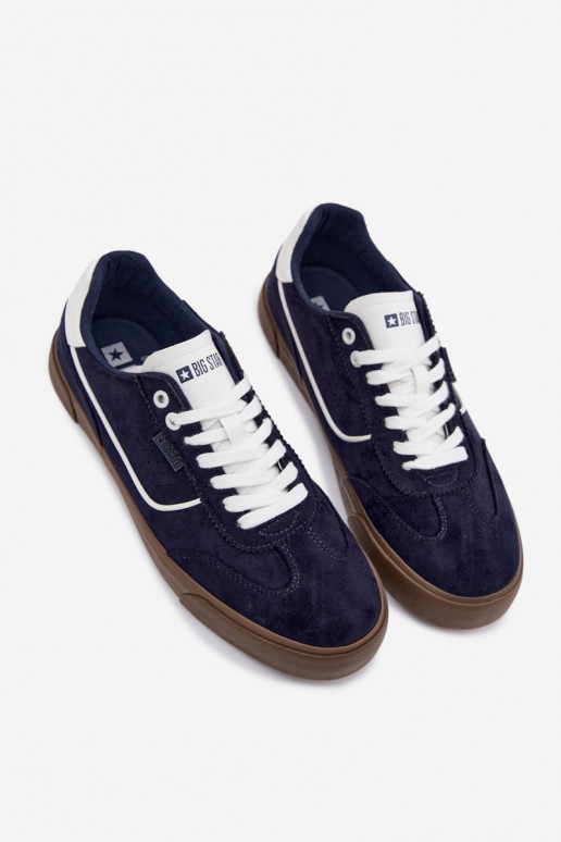 Zapatillas modelo zapatos. para los hombres Big Star TT174091 azul oscuro