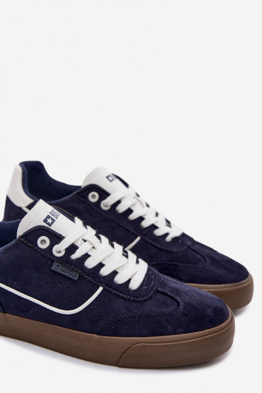 Zapatillas modelo zapatos. para los hombres Big Star TT174091 azul oscuro