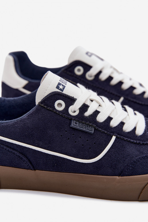 Zapatillas modelo zapatos. para los hombres Big Star TT174091 azul oscuro