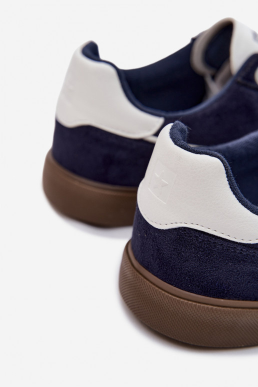 Zapatillas modelo zapatos. para los hombres Big Star TT174091 azul oscuro