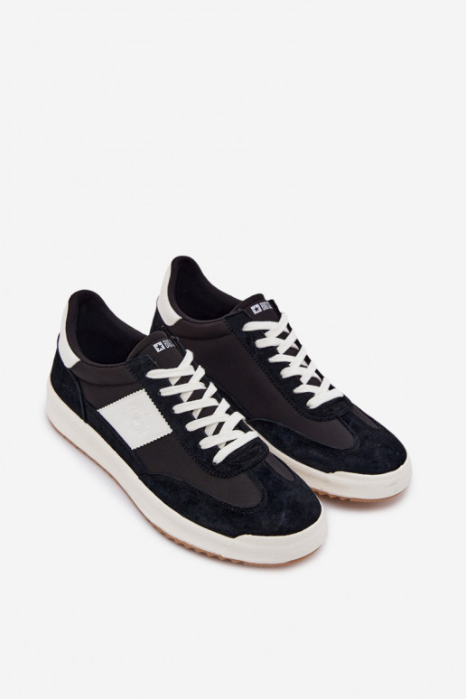 Zapatillas modelo zapatos. para los hombres Big Star TT174043 de color negro