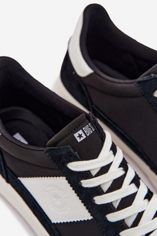 Zapatillas modelo zapatos. para los hombres Big Star TT174043 de color negro