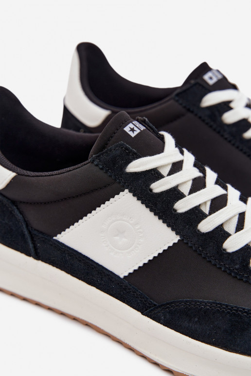 Zapatillas modelo zapatos. para los hombres Big Star TT174043 de color negro