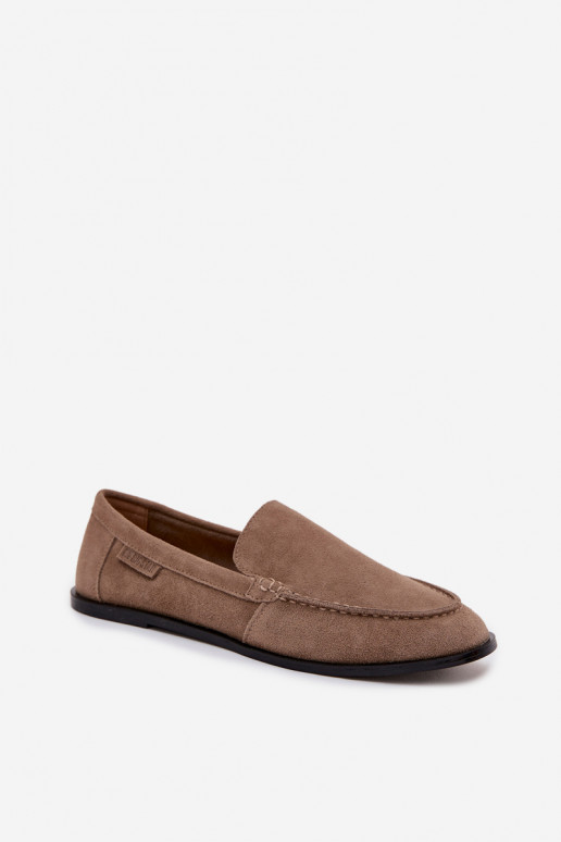 mocasines de mujerActivadoturalnego de gamuzau Big Star TT274207 beige