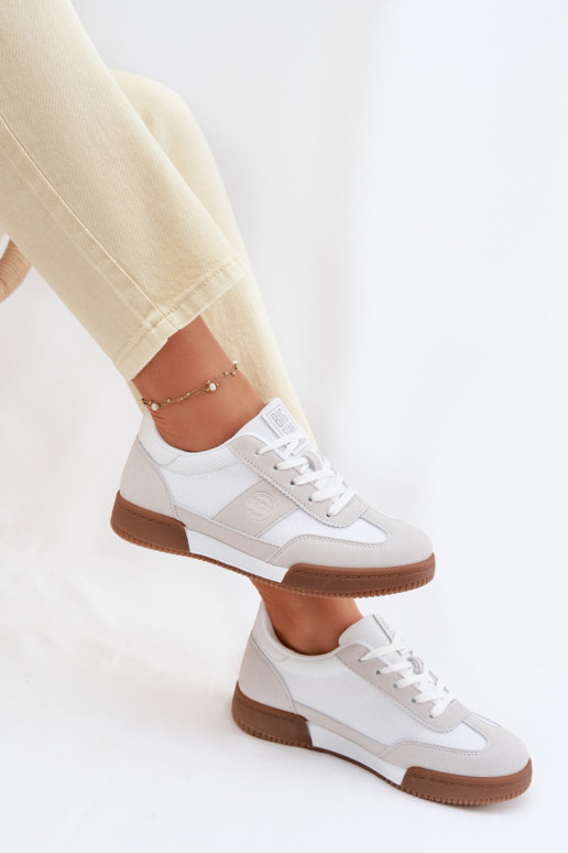 Zapatillas modelo zapatos. Femenino Big Star TT274910 el color blanco