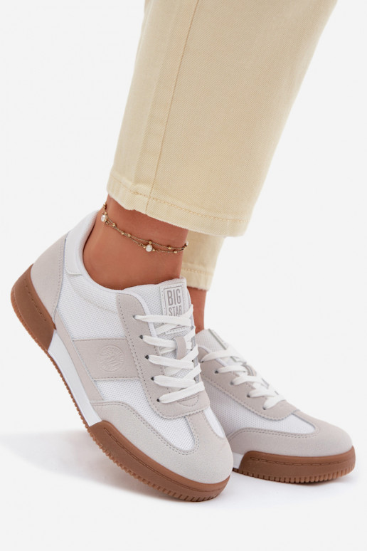 Zapatillas modelo zapatos. Femenino Big Star TT274910 el color blanco