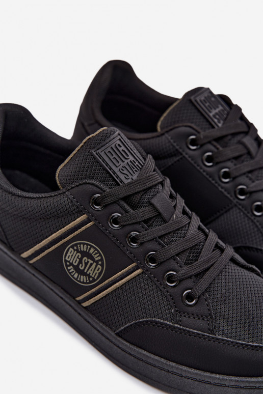 Zapatillas modelo zapatos. para los hombres Big Star TT174310 de color negro