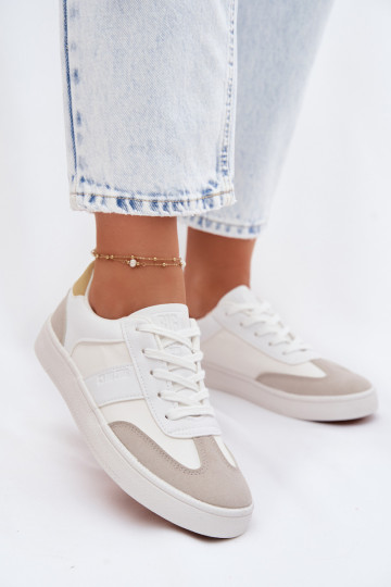 Zapatos deportivos bajos para mujer Big Star TT274767 color blanco 2