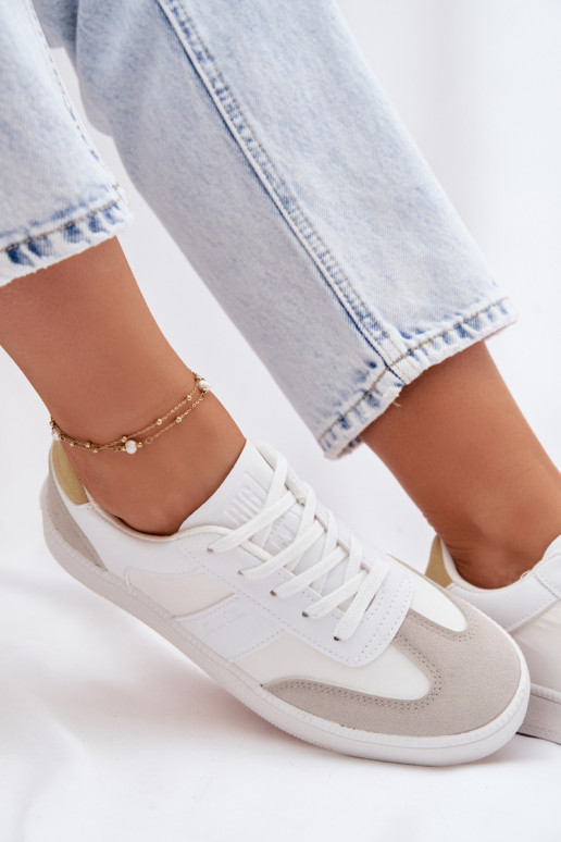 Zapatillas modelo zapatos. baja de las mujeres Big Star TT274767 el color blanco