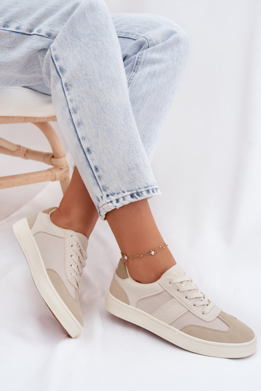 Zapatillas modelo zapatos. baja de las mujeres Big Star TT274768 beige