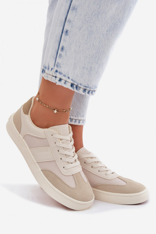 Zapatillas modelo zapatos. baja de las mujeres Big Star TT274768 beige