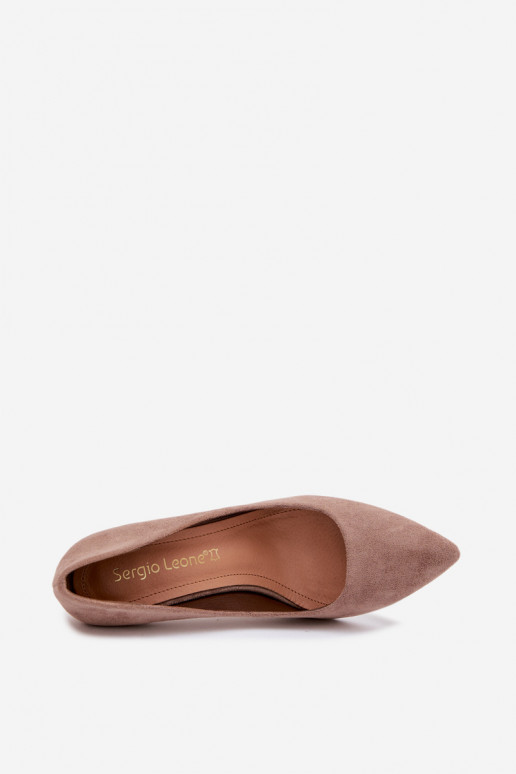 Eko Zapatos de gamuza Sergio Leone 1339 color marrón