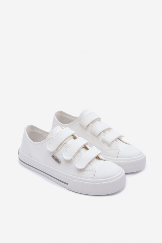 zapatos casuales Infantil con sujetadores adhesivos Big Star TT374169 el color blanco