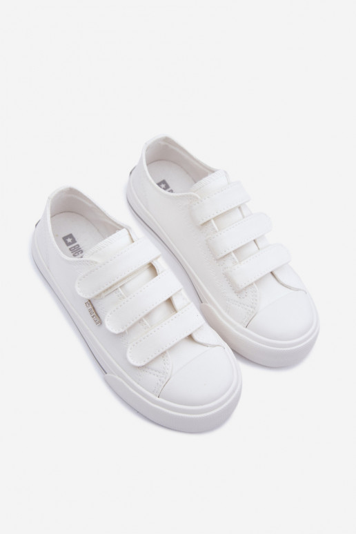 zapatos casuales Infantil con sujetadores adhesivos Big Star TT374169 el color blanco
