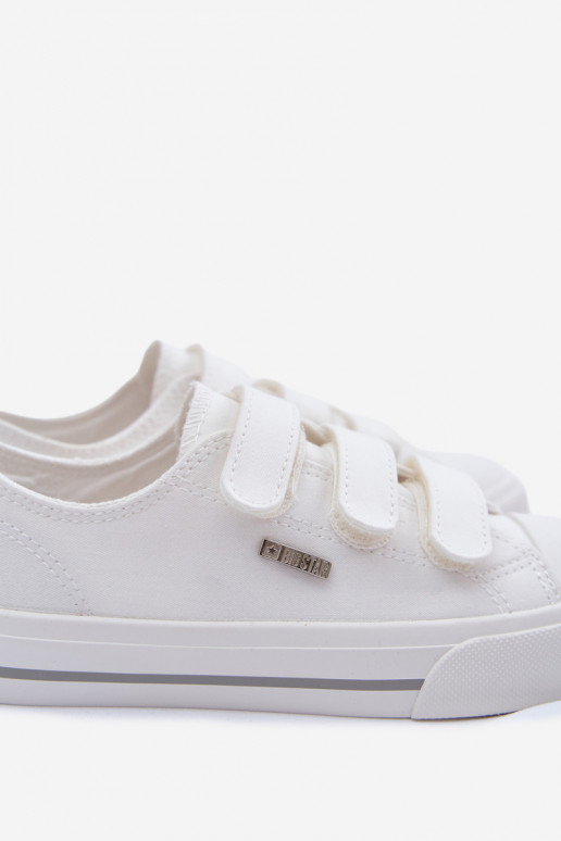 zapatos casuales Infantil con sujetadores adhesivos Big Star TT374169 el color blanco