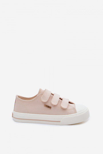 Zapatos de ocio para niños con cierres de velcro Big Star TT374174 color arena 2