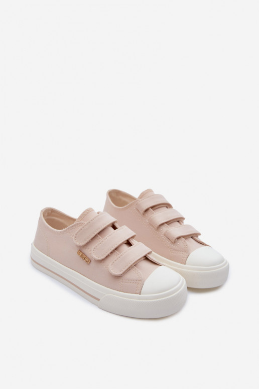 zapatos casuales Infantil con sujetadores adhesivos Big Star TT374174 beige