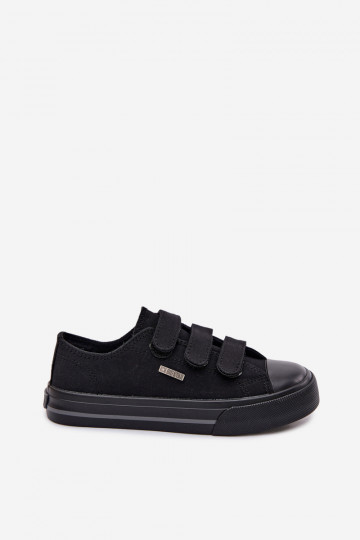 Zapatos de ocio para niños con cierres de velcro Big Star TT374172 color negro 2
