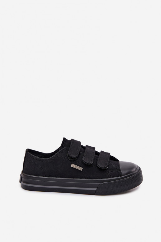 zapatos casuales Infantil con sujetadores adhesivos Big Star TT374172 de color negro