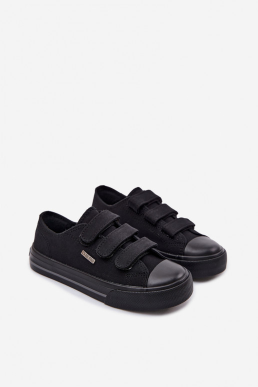 zapatos casuales Infantil con sujetadores adhesivos Big Star TT374172 de color negro