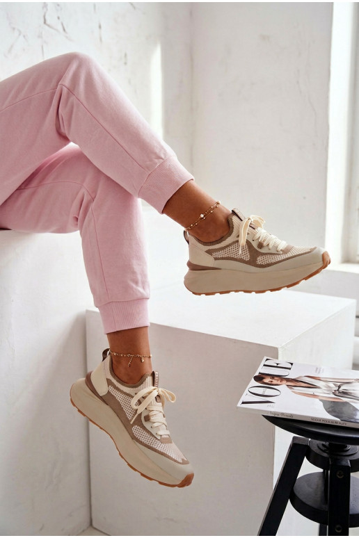 zapatillas Femenino Big Star TT274571 HI-POLY SYSTEM beige