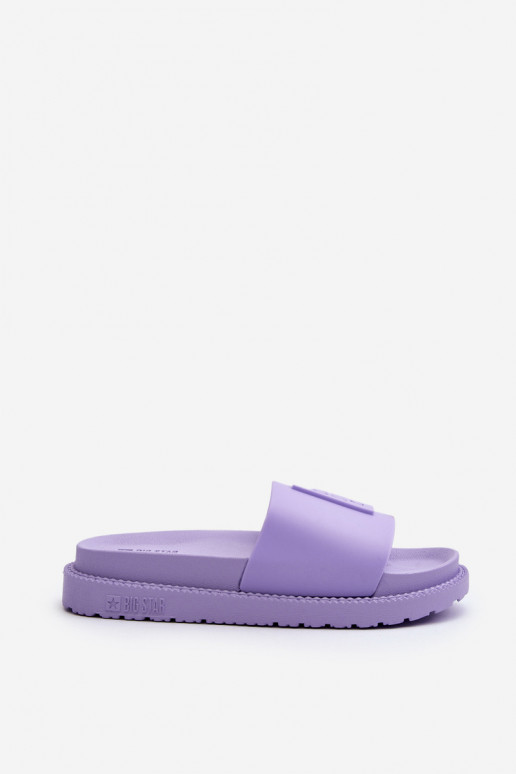 zapatillas de mujer Big Star LL274426 color violeta