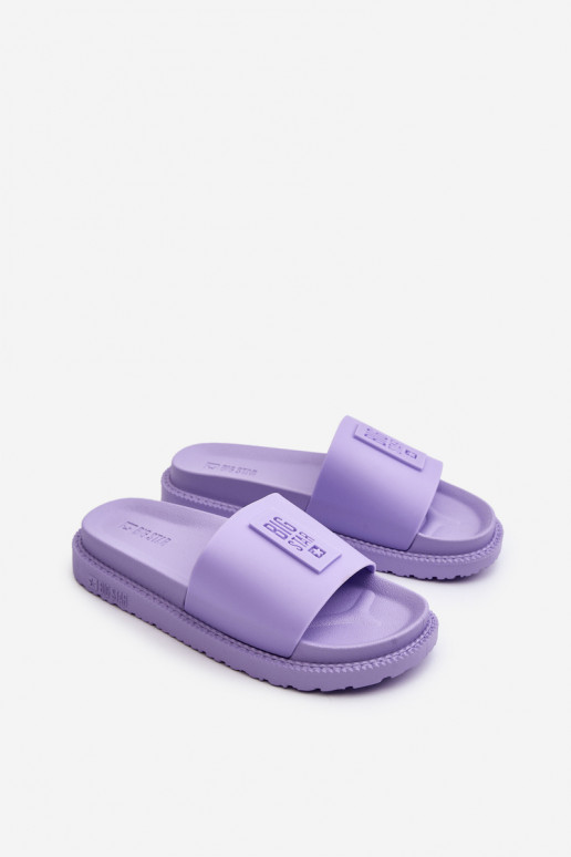 zapatillas de mujer Big Star LL274426 color violeta