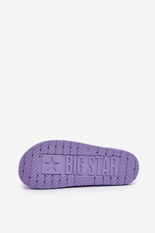zapatillas de mujer Big Star LL274426 color violeta