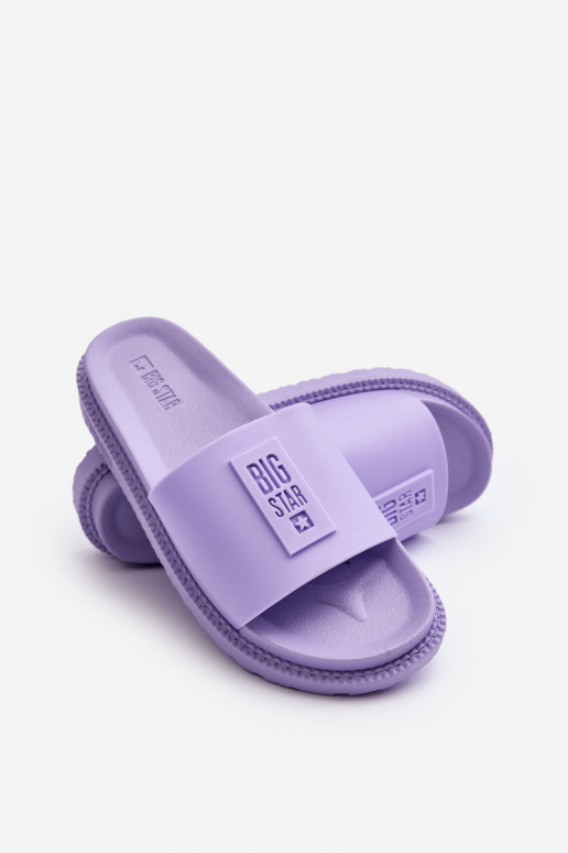 zapatillas de mujer Big Star LL274426 color violeta