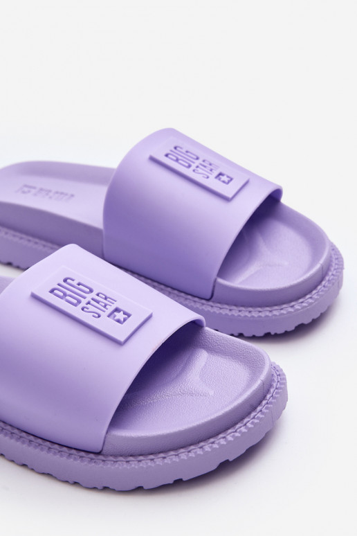 zapatillas de mujer Big Star LL274426 color violeta