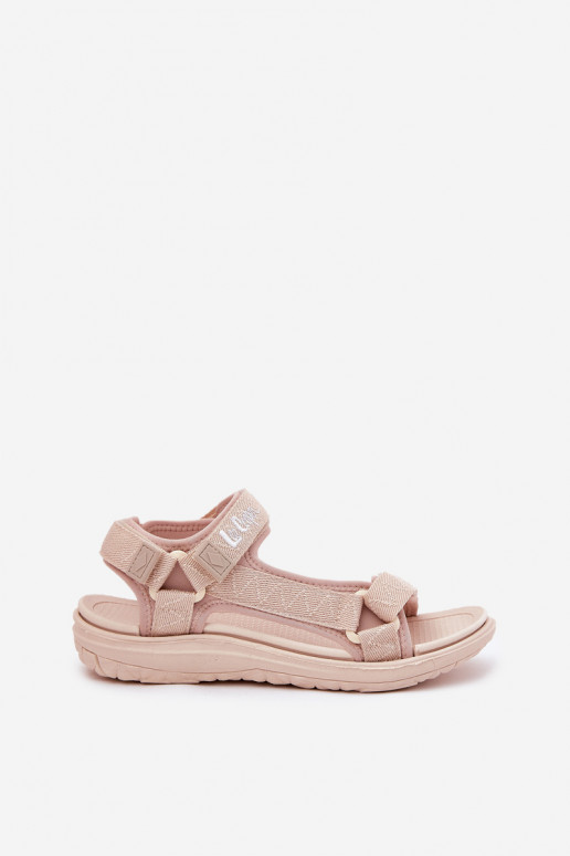 Sandalias de mujer  con sujetadores adhesivos Lee Cooper LCEN-25-34-3560 beige