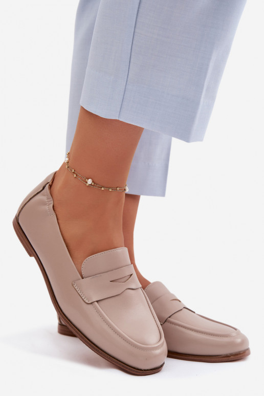 MocasinesActivadoturalnej Skóry Vinceza 18121 beige