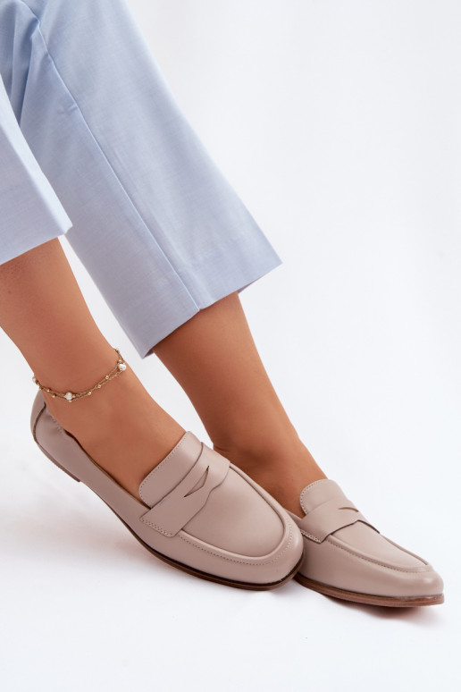 MocasinesActivadoturalnej Skóry Vinceza 18121 beige