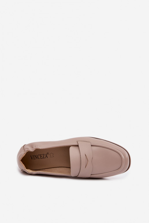 MocasinesActivadoturalnej Skóry Vinceza 18121 beige