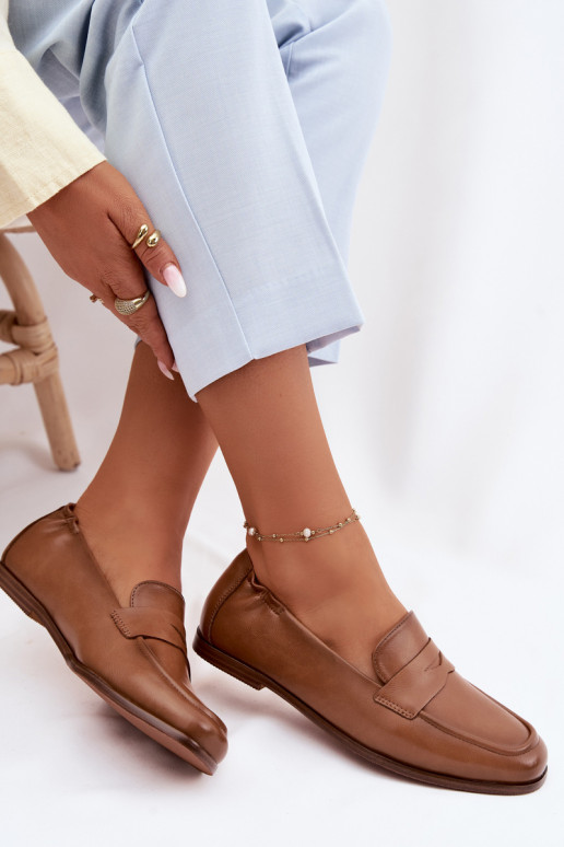 MocasinesActivadoturalnej Skóry Vinceza 18121 color marrón