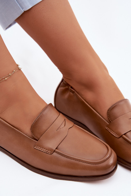 MocasinesActivadoturalnej Skóry Vinceza 18121 color marrón