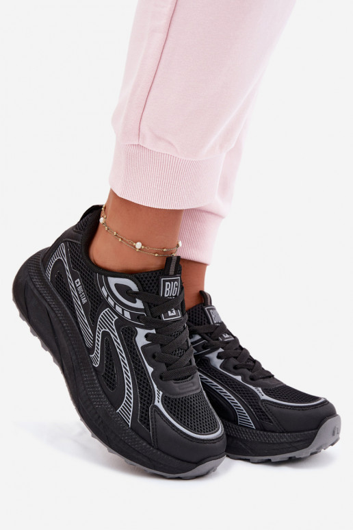 zapatillas Zapatillas modelo zapatos. Femenino Big Star TT274327 HI-POLY SYSTEM de color negro