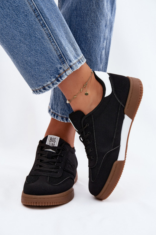 Zapatillas modelo zapatos. Femenino Big Star TT274909 de color negro