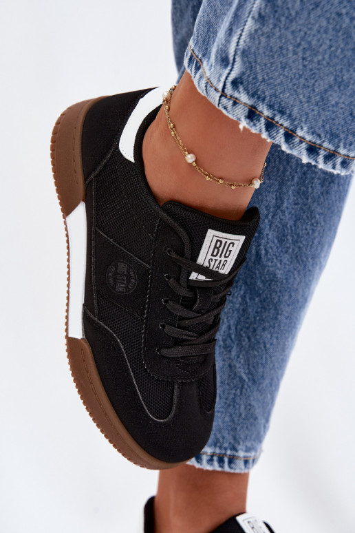 Zapatillas modelo zapatos. Femenino Big Star TT274909 de color negro