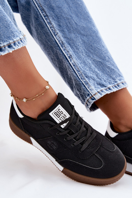 Zapatillas modelo zapatos. Femenino Big Star TT274909 de color negro