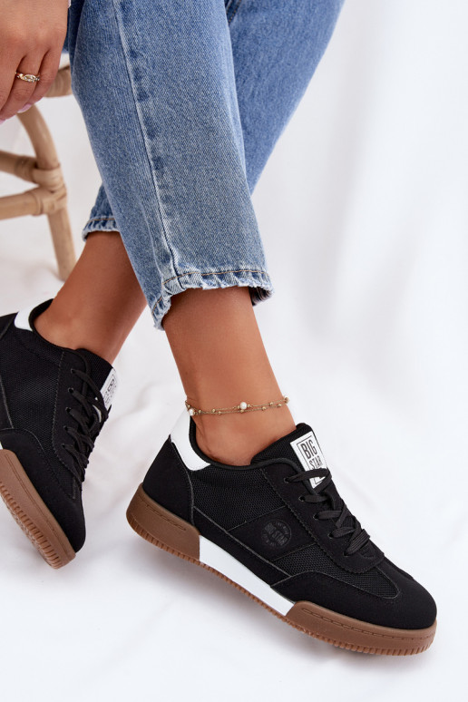 Zapatillas modelo zapatos. Femenino Big Star TT274909 de color negro