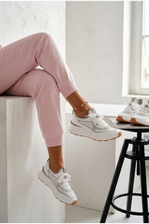 zapatillas Femenino Big Star TT274570 HI-POLY SYSTEM el color blanco