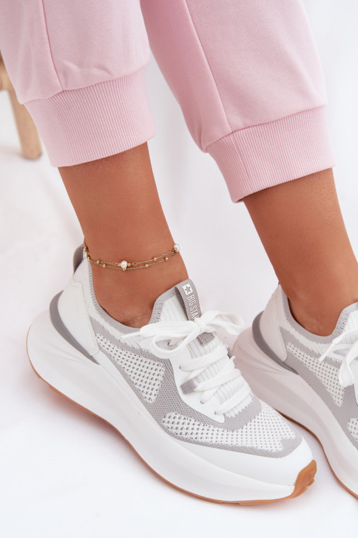 zapatillas Femenino Big Star TT274570 HI-POLY SYSTEM el color blanco